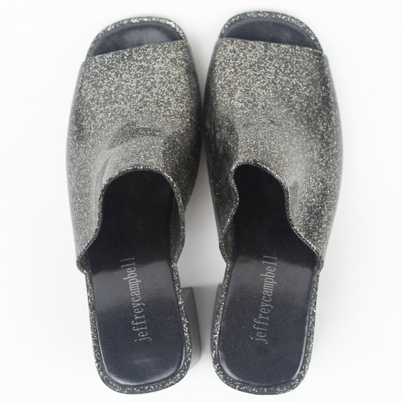 Glitter Jelly Mules, Jeffrey Campbell - Picture 2 of 5